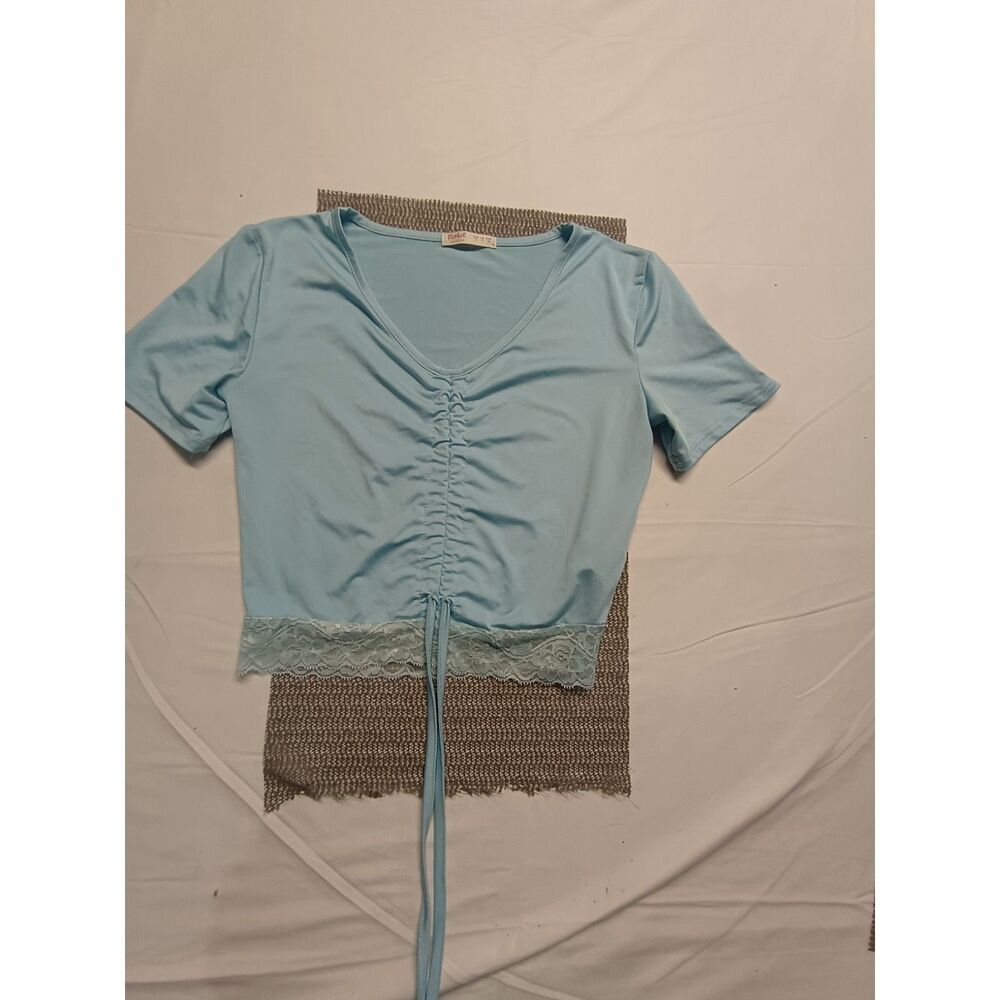 Romwe Size Small blue women's top